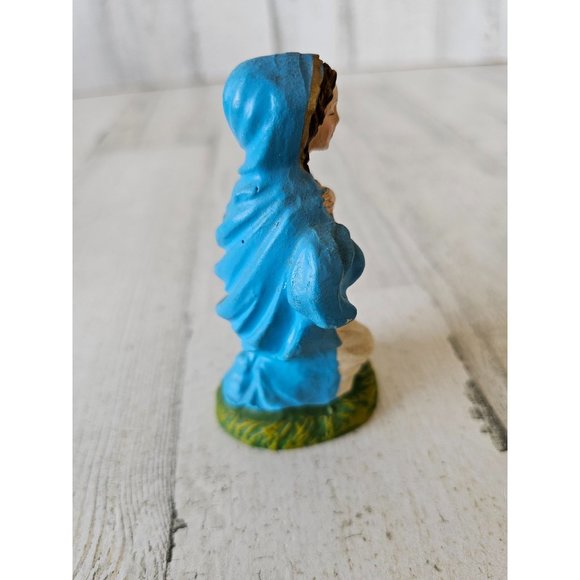 Vintage porcelain Mary Nativity village religious decor - Picture 4 of 9